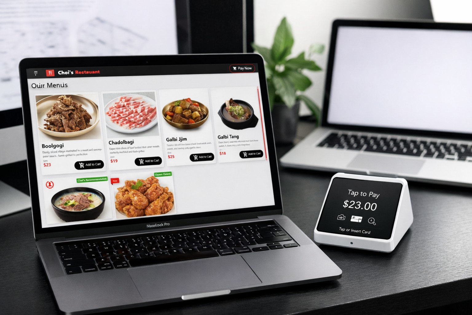 CHOI'S POS Kiosk Interface