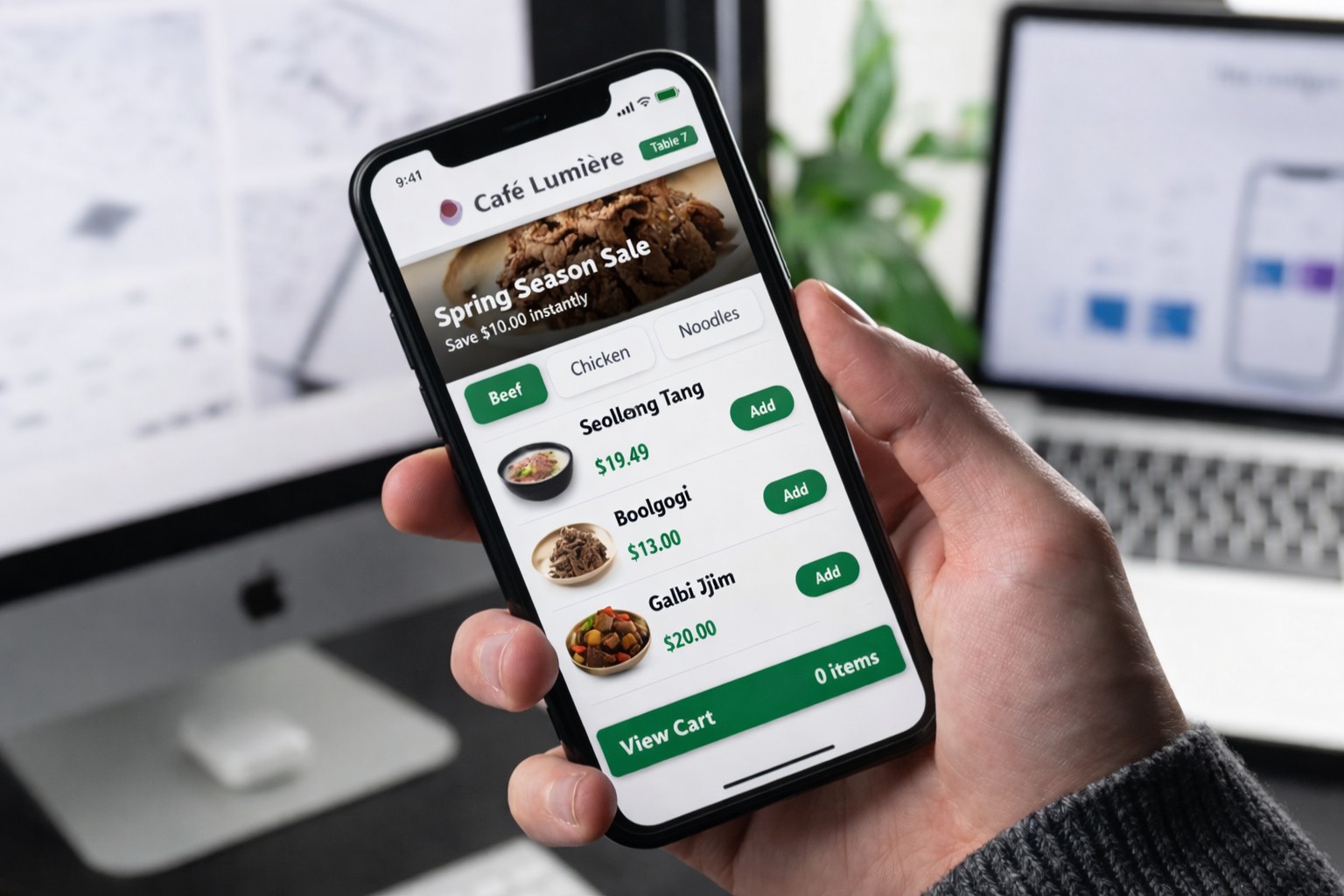 CHOI'S POS QR Code Ordering Application